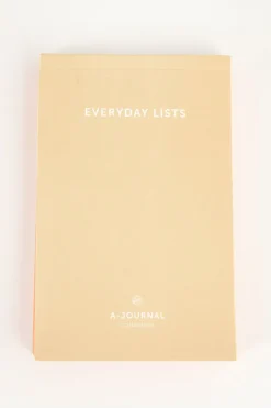 A-Journal everyday lists