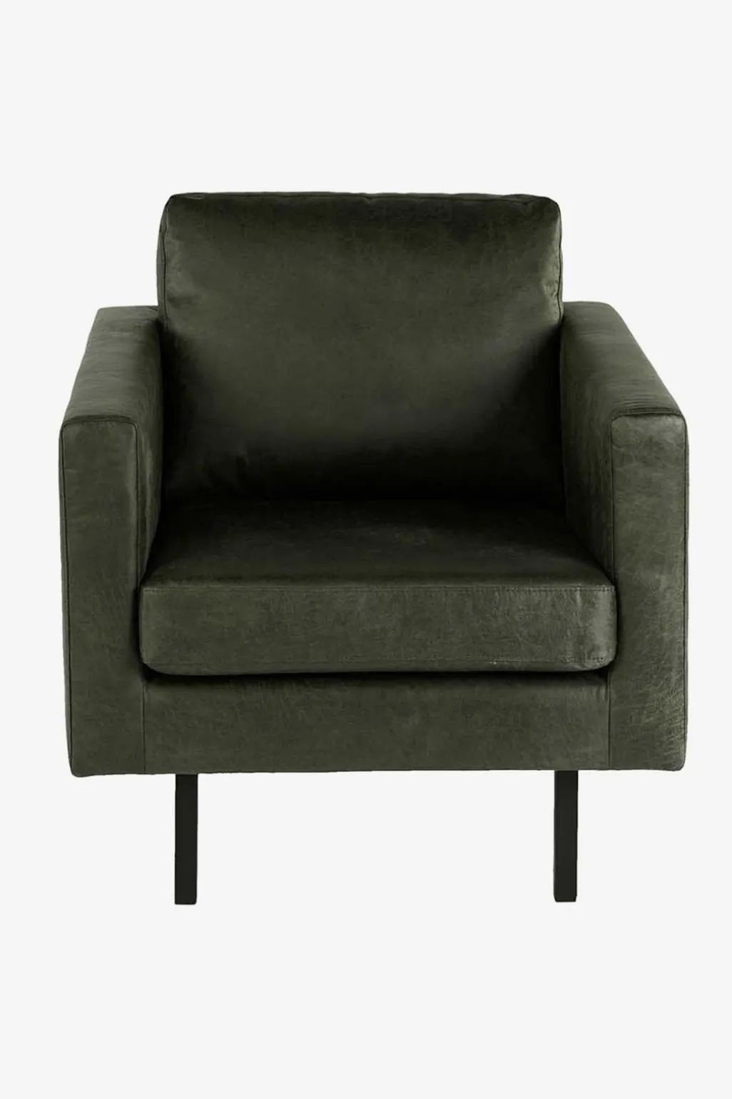 Amsterdam leer clean fauteuil groen