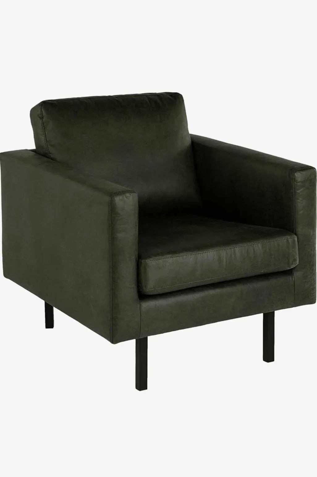Amsterdam leer clean fauteuil groen