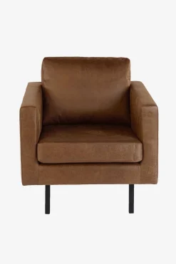 Amsterdam leer clean fauteuil bruin