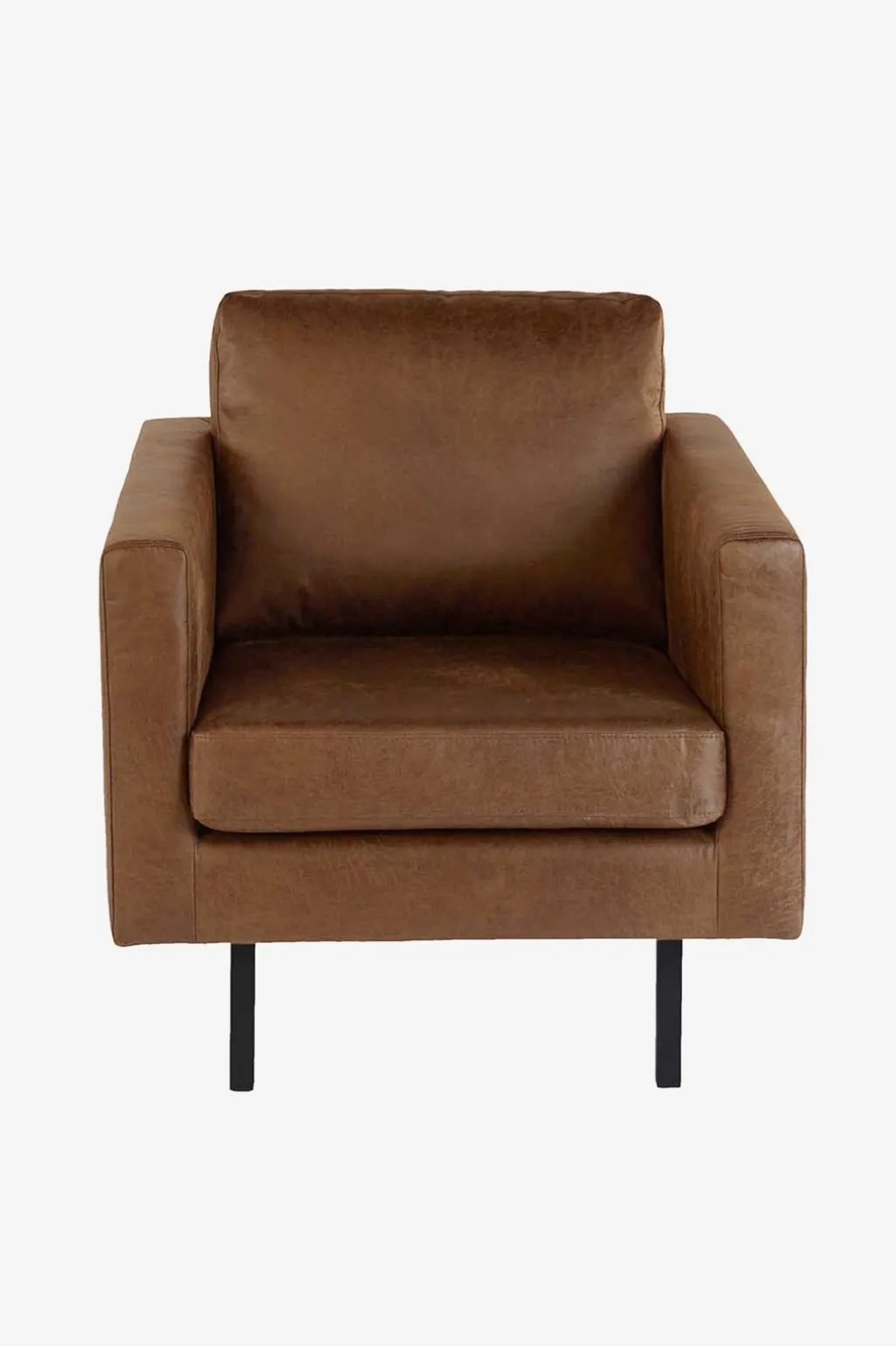 Amsterdam leer clean fauteuil bruin