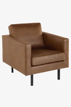Amsterdam leer clean fauteuil bruin