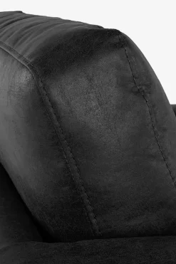 Amsterdam leer clean fauteuil zwart