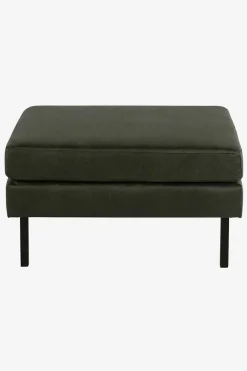 Amsterdam leer clean hocker groen