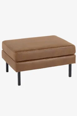 Amsterdam leer clean hocker bruin