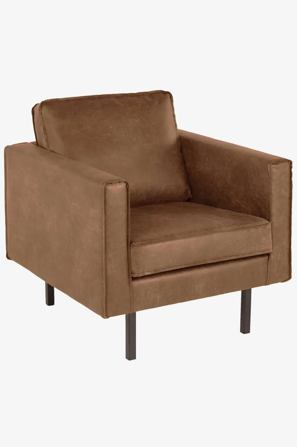 Amsterdam leer outside fauteuil bruin