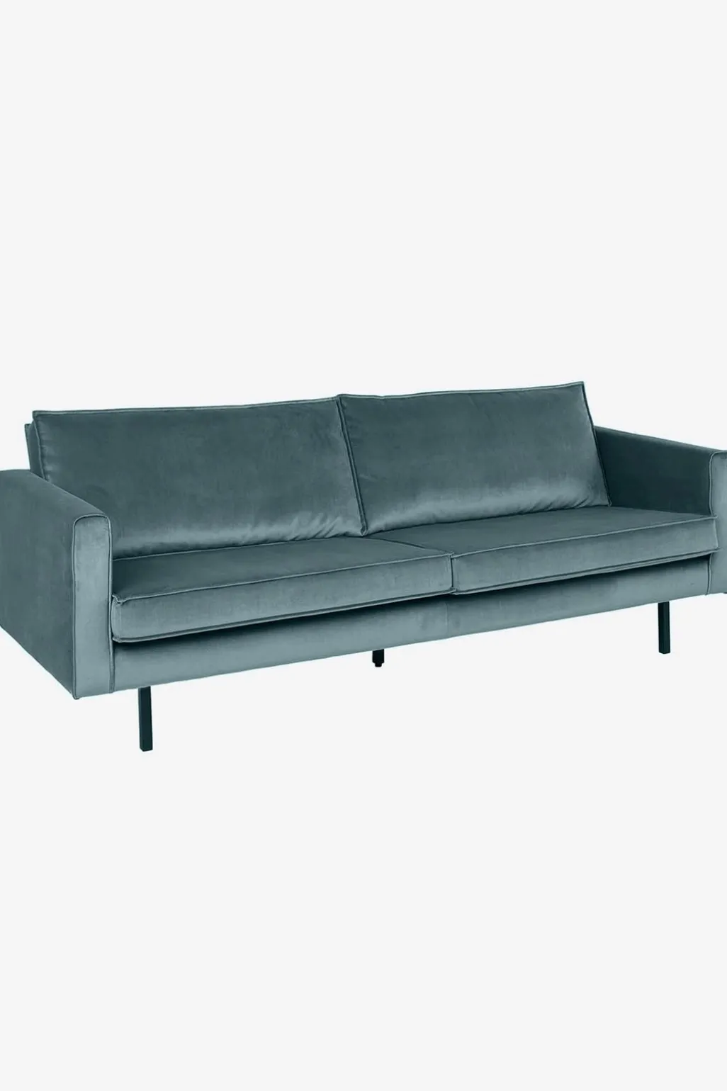 Amsterdam velvet bank 3-zits grijs blauw