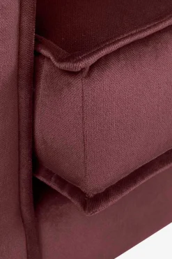 Amsterdam velvet bank 4-zits wine red