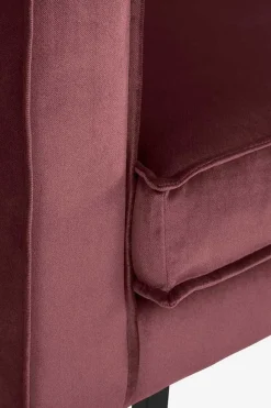 Amsterdam velvet bank 4-zits wine red