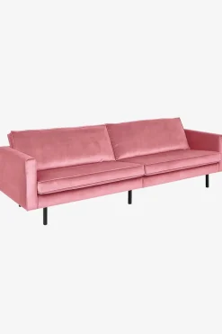 Amsterdam velvet bank 4-zits pink