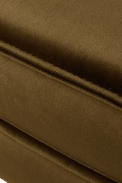 Amsterdam velvet hocker brons
