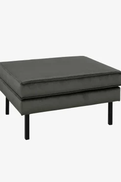 Amsterdam velvet hocker donkergroen
