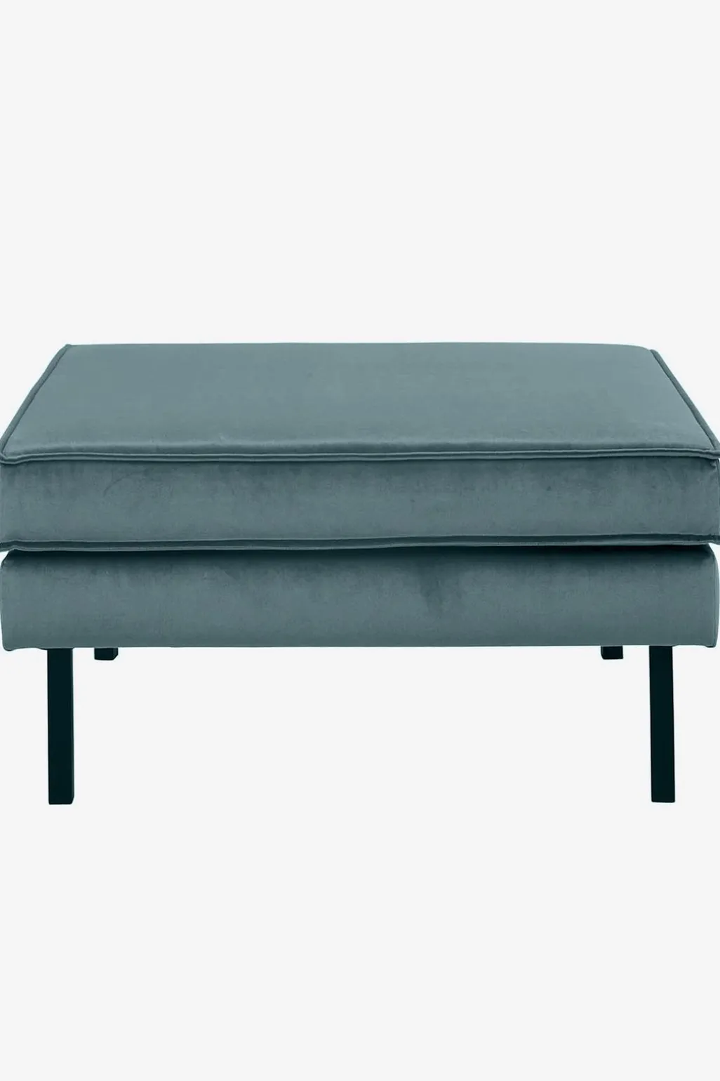 Amsterdam velvet hocker grijs blauw