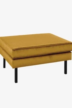Amsterdam velvet hocker oker