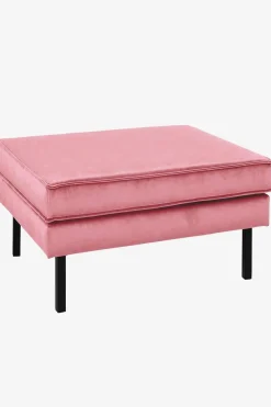 Amsterdam velvet hocker pink