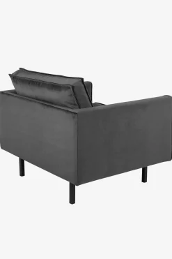 Amsterdam velvet loveseat grijs