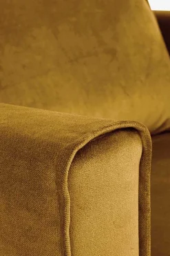 Amsterdam velvet loveseat oker