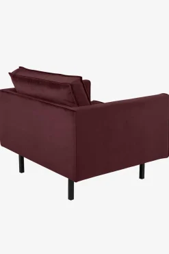 Amsterdam velvet loveseat wine red