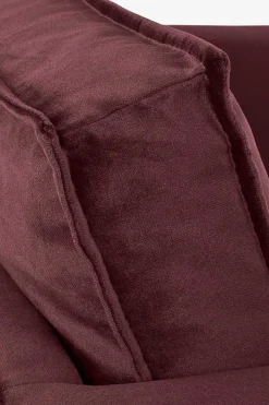 Amsterdam velvet loveseat wine red