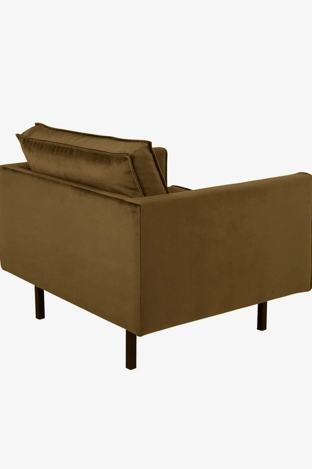 Amsterdam velvet loveseat brons