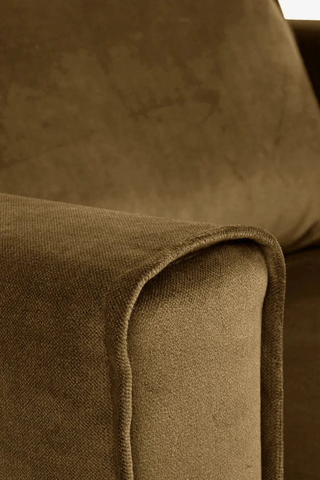Amsterdam velvet loveseat brons