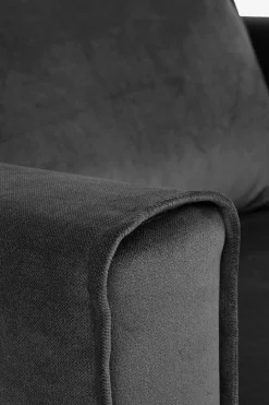 Amsterdam velvet loveseat antraciet