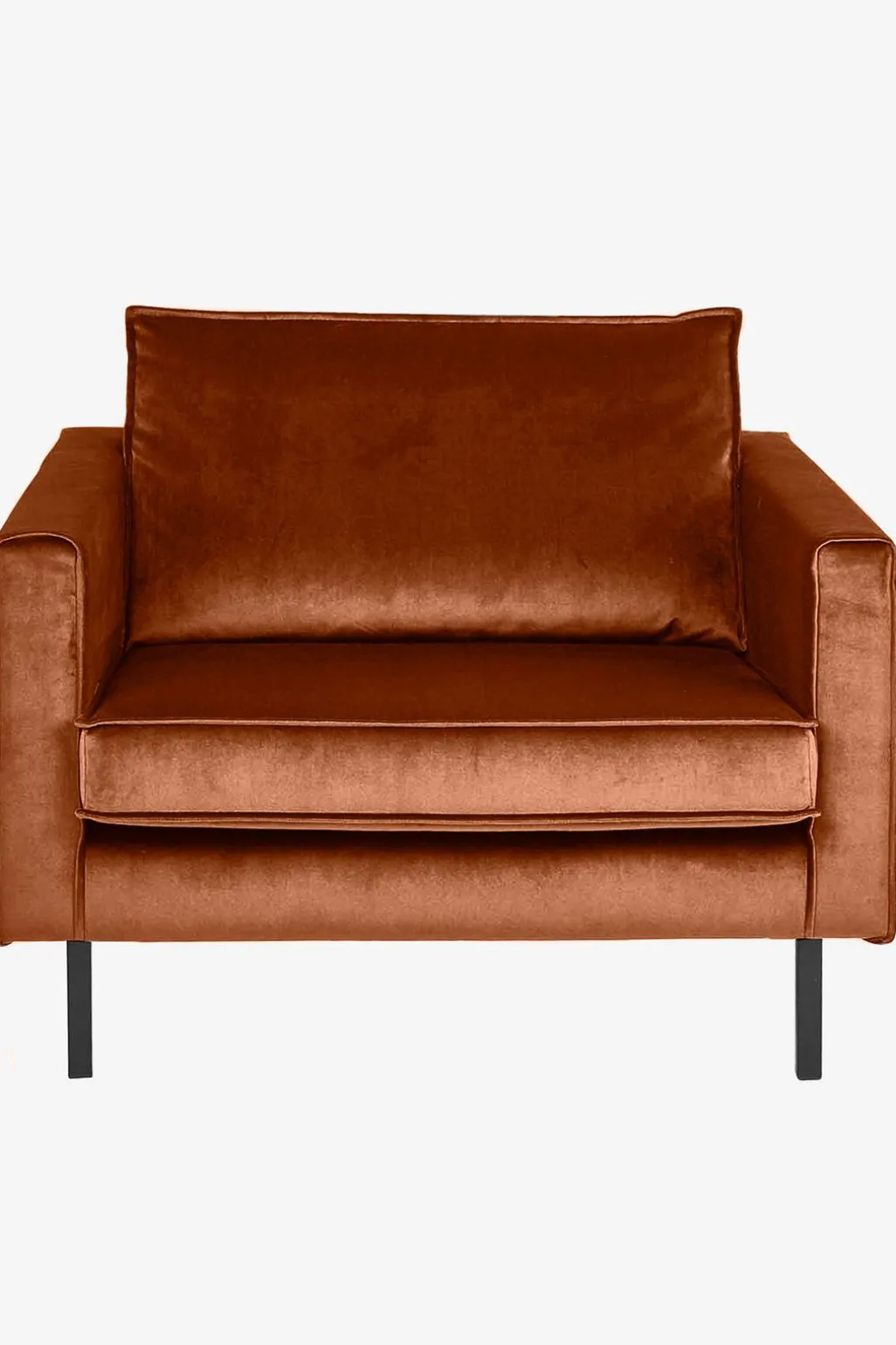 Amsterdam velvet loveseat roest