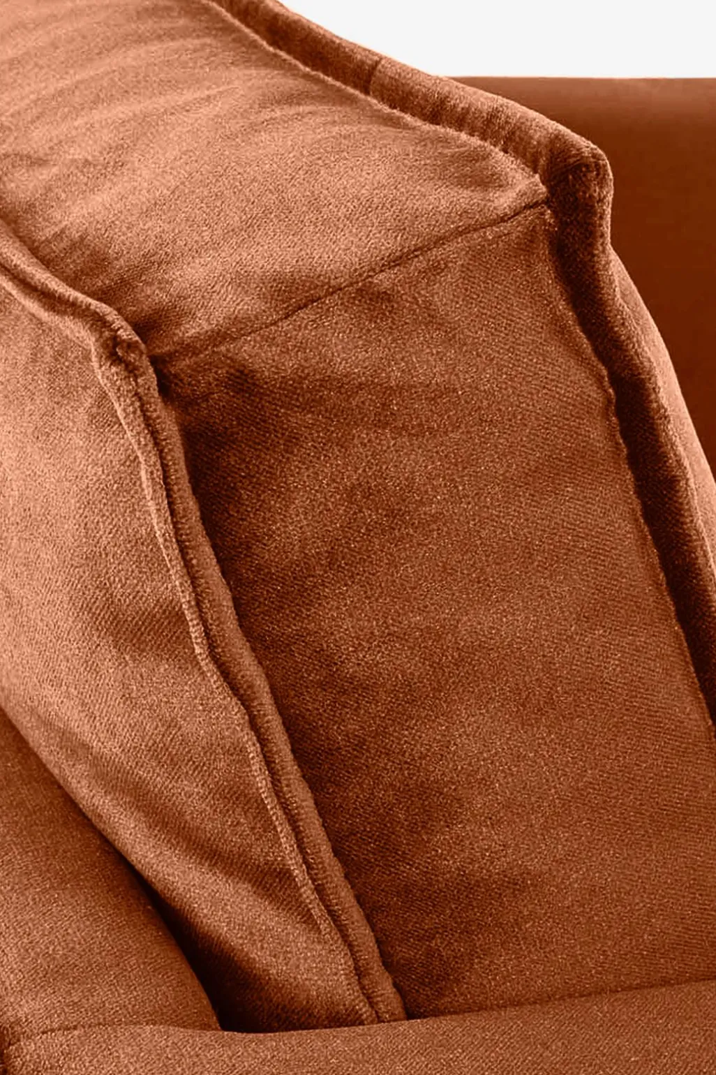 Amsterdam velvet loveseat roest