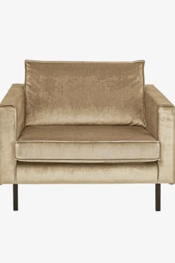 Amsterdam velvet loveseat sand