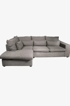 Baron bank 2.5-zits lounge links lichtgrijs melee