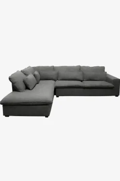 Baron bank 3.5-zits lounge links donkergrijs