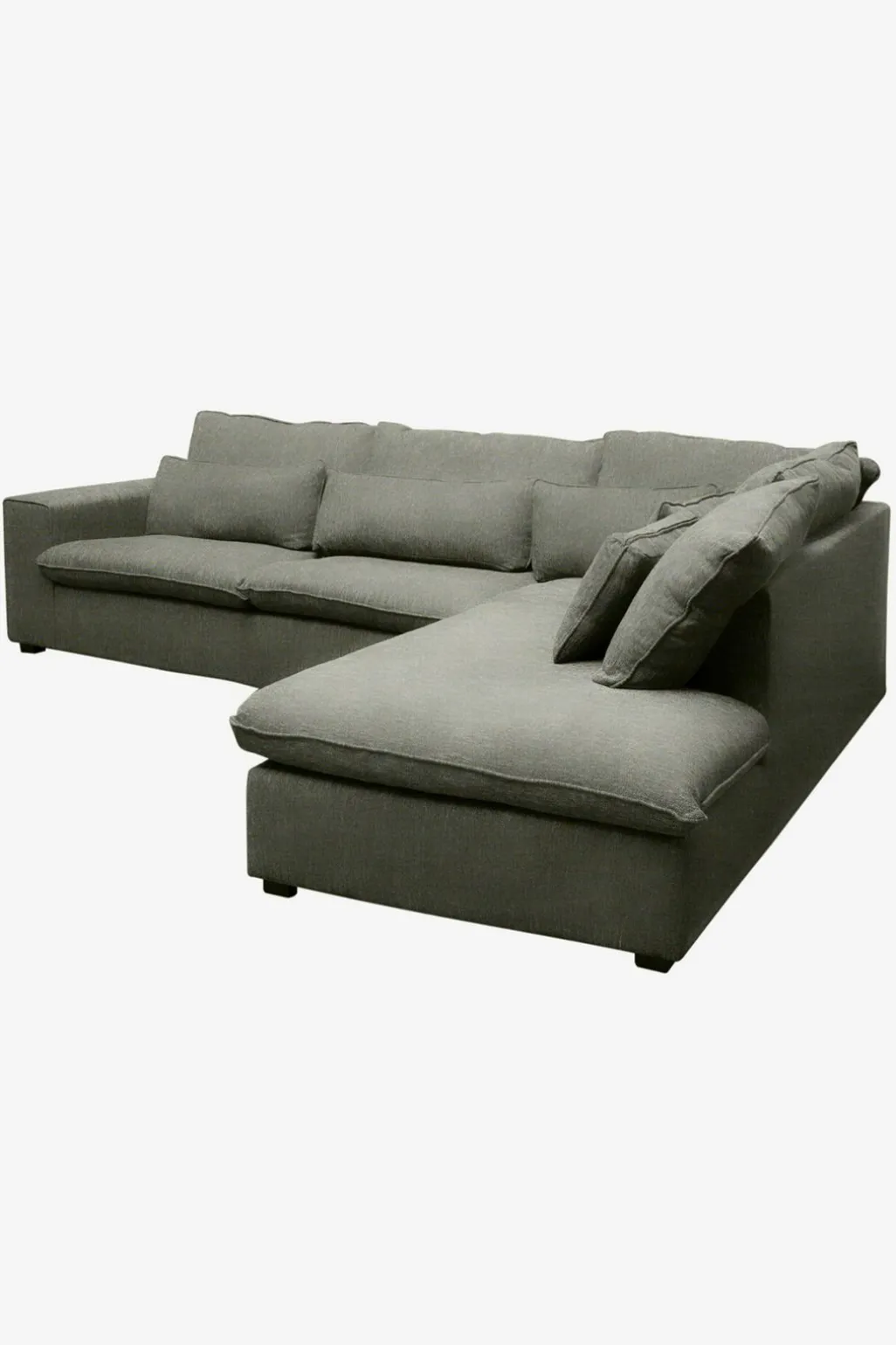 Baron bank 3.5-zits lounge rechts donkergroen