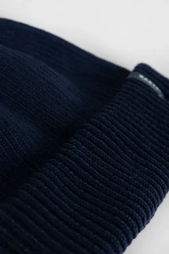 Barts donkerblauwe fishermen's beanie