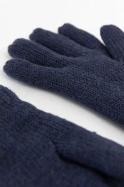 BARTS donkerblauwe gebreide handschoenen