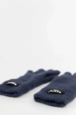 BARTS donkerblauwe gebreide handschoenen