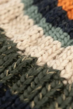 BARTS multicolour beanie met pompom