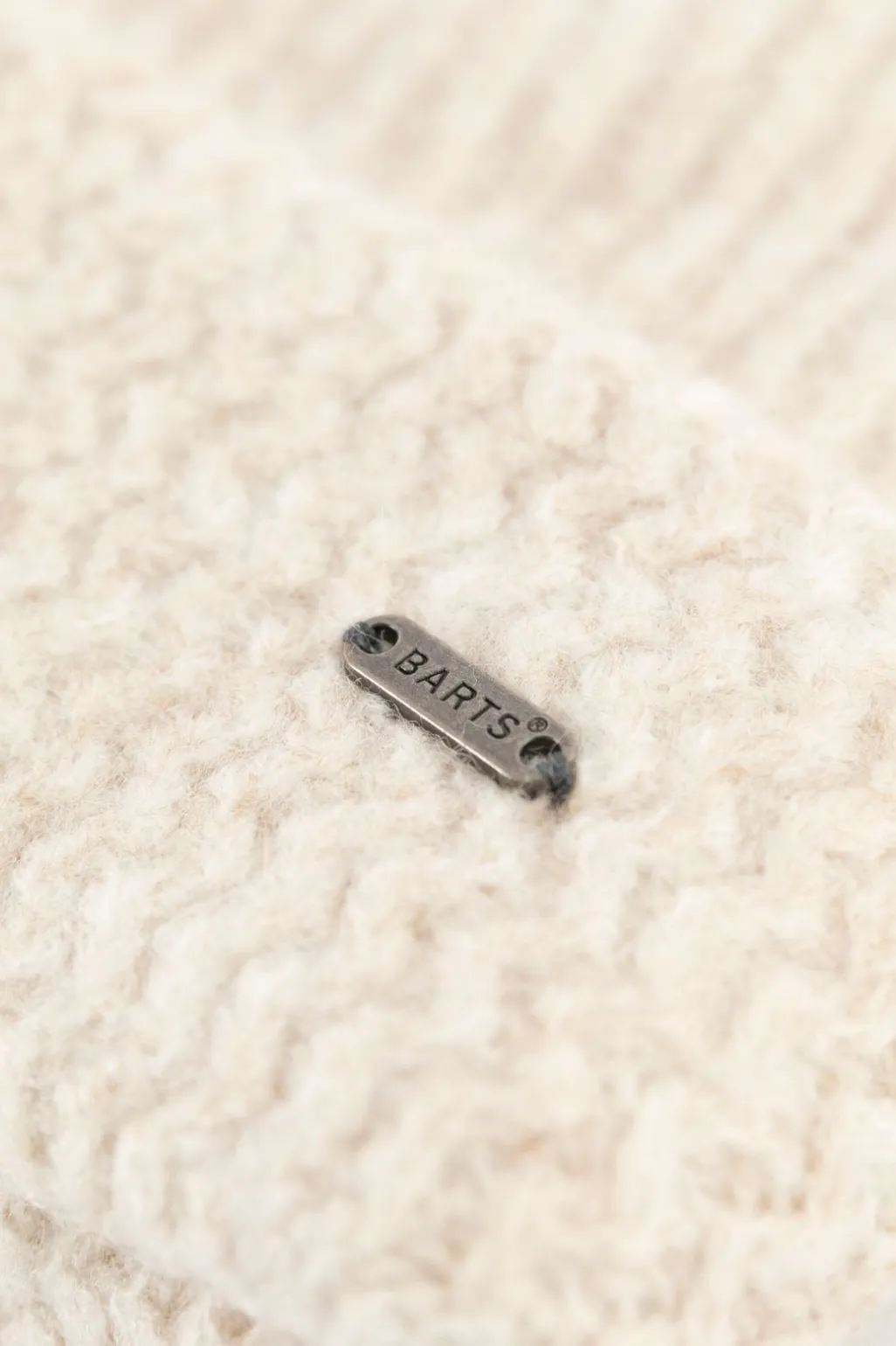 BARTS off white beanie