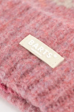 BARTS roze beanie met leopard details