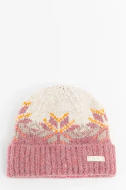BARTS roze beanie met print