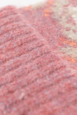 BARTS roze beanie met print