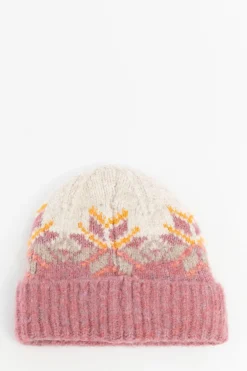 BARTS roze beanie met print