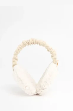 Barts witte teddy oorwarmers