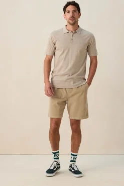 Beige corduroy short