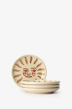 Beige dessertborden cheaky heart