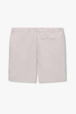 Beige linnen herringbone short