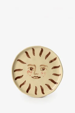 Beige ontbijtbord cheaky heart