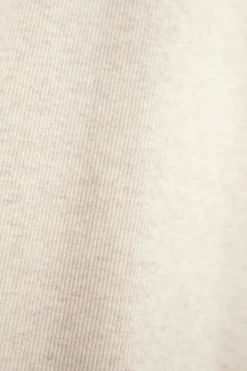 Beige rib singlet