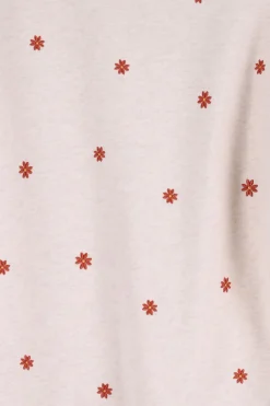 Beige sweater met embroidery