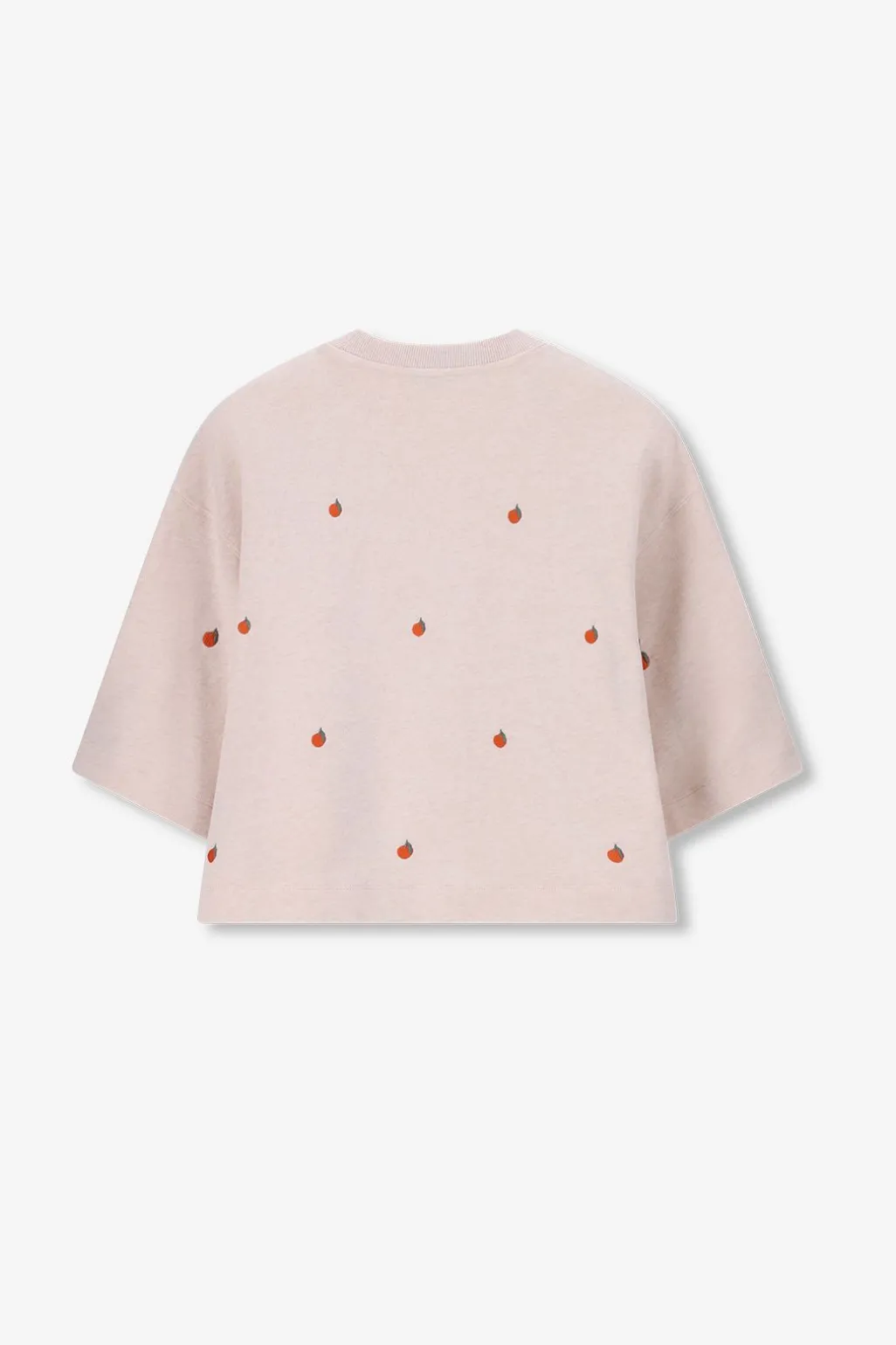 Beige sweater met embroidery