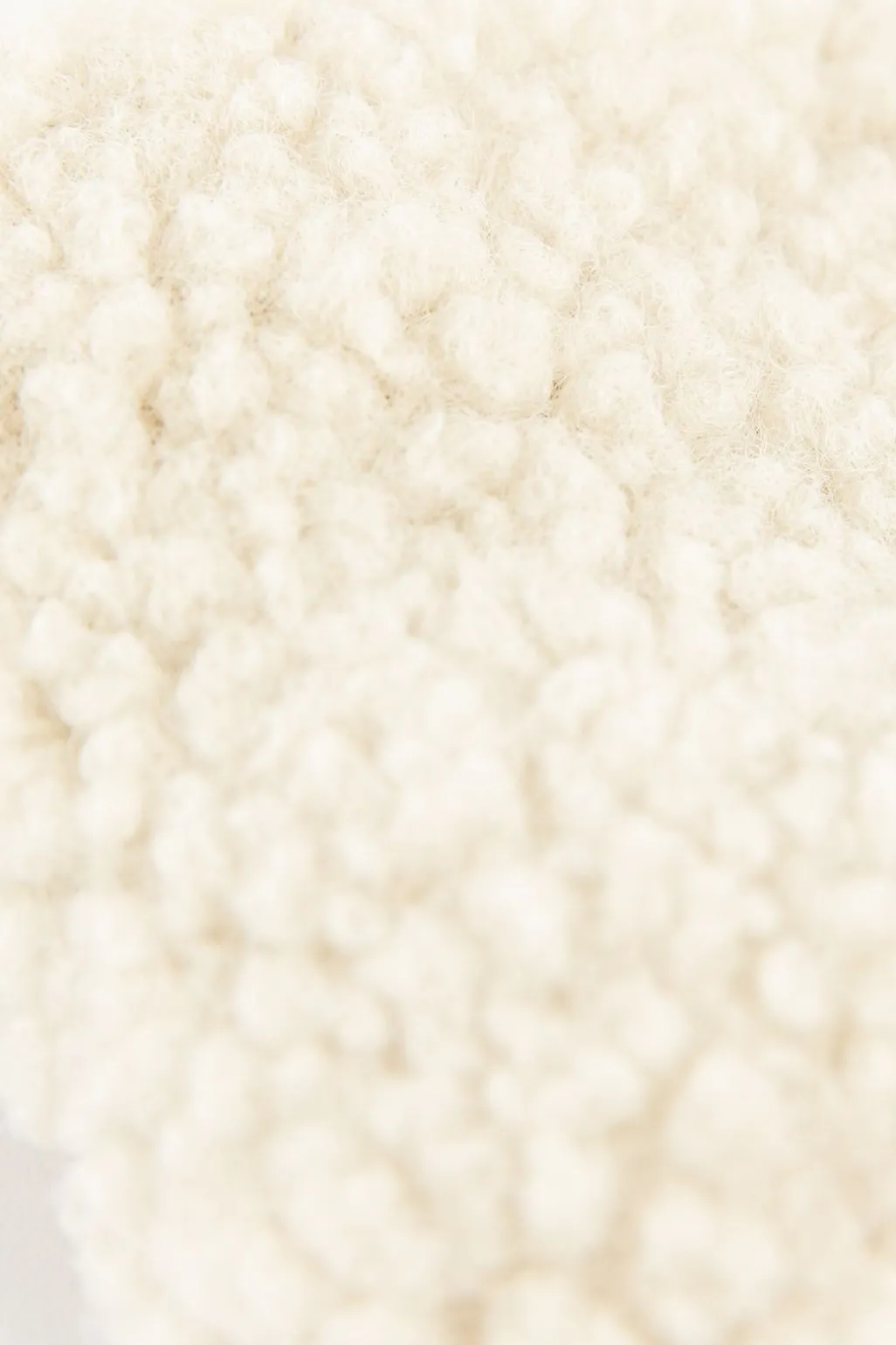 Beige teddy haarband